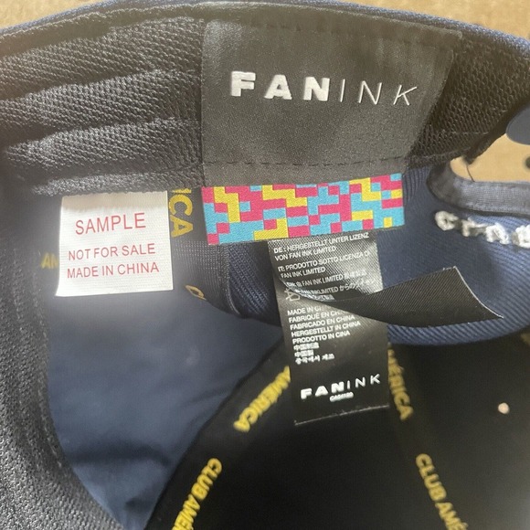 NWT Fan Ink Club America SK-93 Pro Offshore Snapback Hat Cap Blue Adjust SAMPLE - Picture 8 of 10